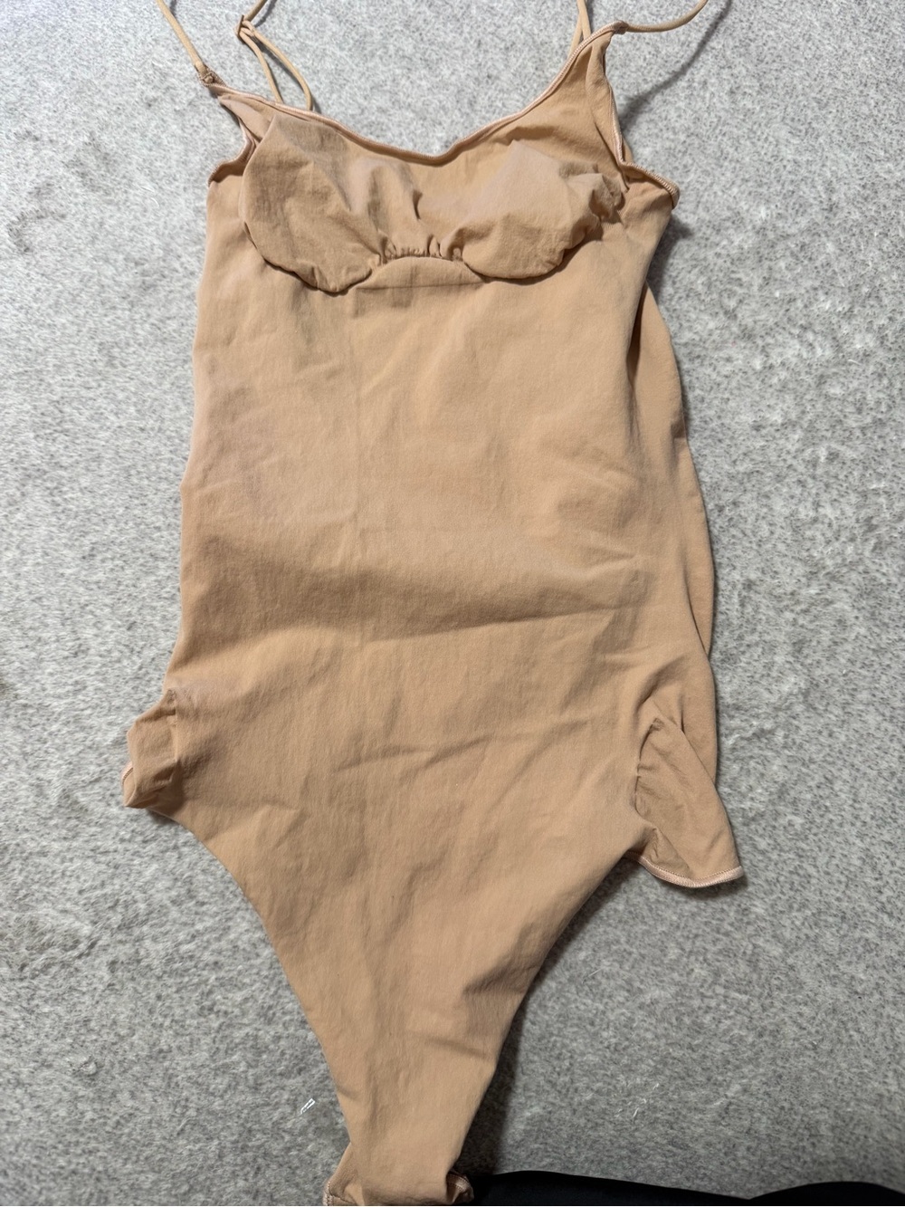 SKIMS Nude Beige Girls' One-Piece Bodysuit
